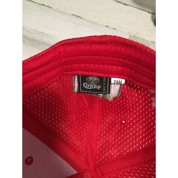 Cobra unisex red Nickey Gregory Company LLC adjustable back ball cap - Picture 5 of 5